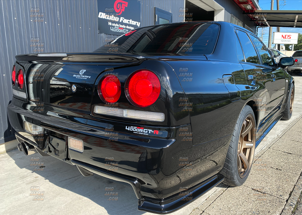 Okubo Factory 4Door GT-R Rear Body Kit Set FRP - Skyline R34